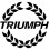 Triumph Moulure de pare chocs d'origine, pour tous modèles, toutes marques, tous véhicules.